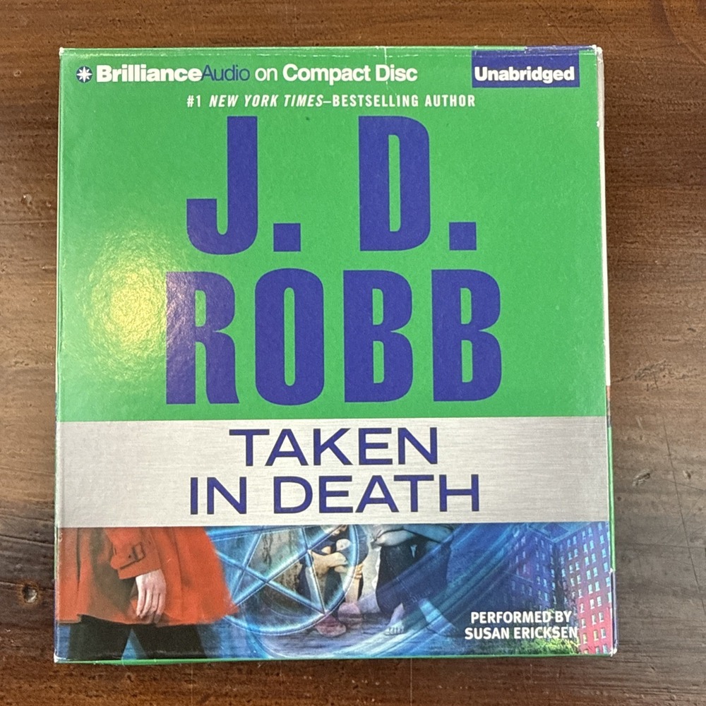 CD Audiobook By JD Robb (Nora Roberts) Taken In Death Unabridged‎